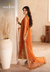 Asim Jofa Heeriye Ajhe-09 Embroidered Net 3 Pcs
