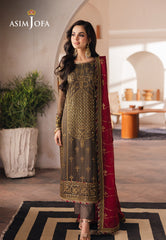 Asim Jofa Heeriye Ajhe-06 Embroidered Chiffon 3 Pcs
