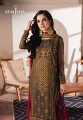Asim Jofa Heeriye Ajhe-06 Embroidered Chiffon 3 Pcs