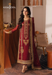 Asim Jofa Heeriye Ajhe-02 Embroidered Chiffon 3 Pcs
