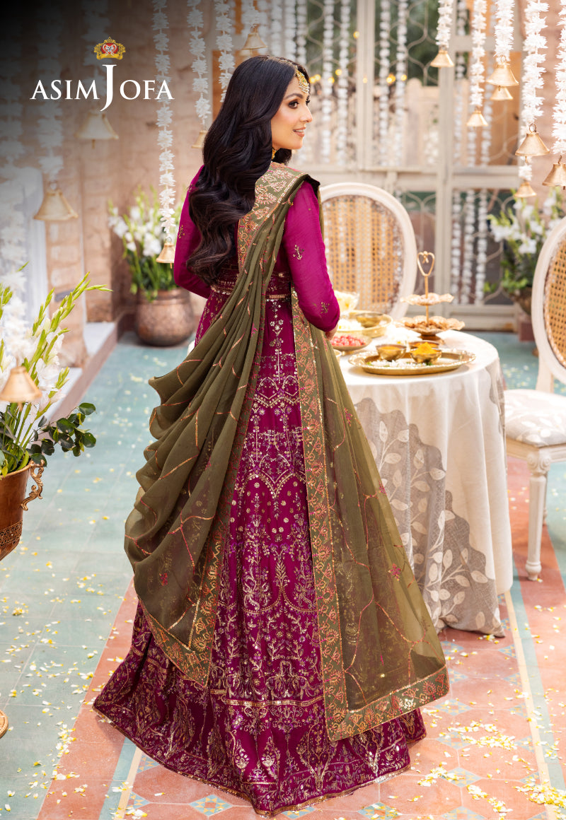 Jaan-E-Jahan by Asim Jofa Stitched Ajjjb-09 Emb Chiffon 3 Pcs