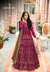 Jaan-E-Jahan by Asim Jofa Stitched Ajjjb-09 Emb Chiffon 3 Pcs