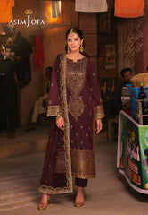 Asim Jofa Chamkeeli Pret Ajkkb-01 Embroidered Stitched 3 Pcs