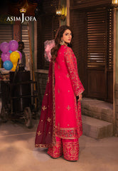Chamkeeli Pret By Asim Jofa Ajkkb-11 Emb Chiffon Stitched 3 Pcs