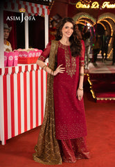 Asim Jofa Luxury Festive Drop 2 Ajlfb-04 Emb Chiffon Stitched 3 Pcs