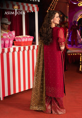 Asim Jofa Luxury Festive Drop 2 Ajlfb-04 Emb Chiffon Stitched 3 Pcs