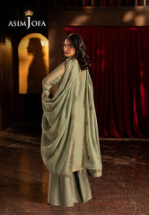 Asim Jofa Luxury Festive Drop 2 Ajlfb-07 Emb Chiffon Stitched 3 Pcs