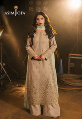 Asim Jofa Luxury Festive Drop 2 Ajlfb-13 Emb Boski Silk Stitched 3 Pcs