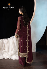 Luxury Festive By Asim Jofa Drop 3 Ajllfb-19 Emb Chiffon Stitched 3 Pcs