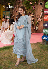 Asim Jofa Jag Mag Pret Ajmjb-15 Embroidered Stitched 3 Pcs