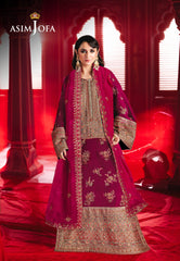 Asim Jofa Makhmal Pret Ajmvb-06 Embroidered Velvet Stitched 2 Pcs