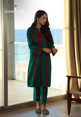 Asim Jofa Essential Pret Drop 7 Ajpb-150 Embroidered Lawn Check 2 Pcs