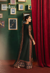 Asim Jofa Premium Festive Pret Ajpfb-08 Embroidered Net Stitched 3 Pcs