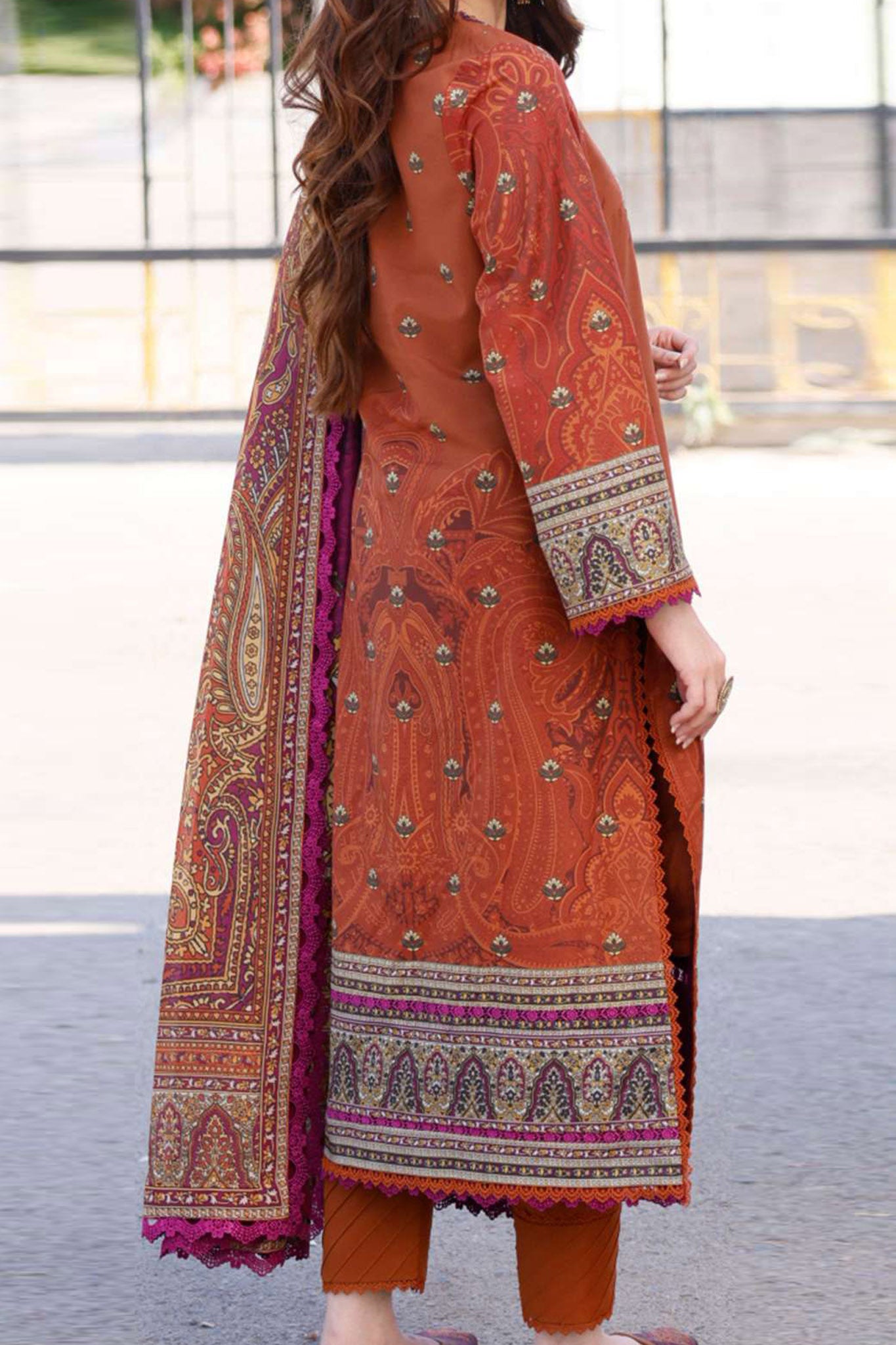 Arabic Lawn By Asim Jofa Unstitched 3 Piece Digital Blended Lawn Collection'2024-AJPL-05