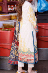 Arabic Lawn By Asim Jofa Unstitched 3 Piece Digital Blended Lawn Collection'2024-AJPL-18
