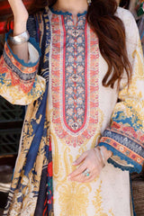 Arabic Lawn By Asim Jofa Unstitched 3 Piece Digital Blended Lawn Collection'2024-AJPL-18
