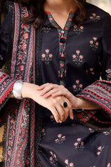 Arabic Lawn By Asim Jofa Unstitched 3 Piece Digital Blended Lawn Collection'2024-AJPL-19