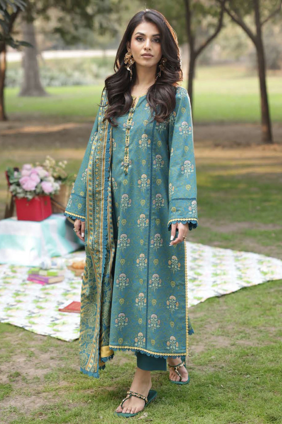 Prints By Asim Jofa Unstitched 3 Piece Lawn Vol-03 Collection-AJUBJ-16