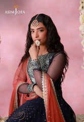 Asim Jofa Unstitched 3 Piece Festive Formals Suit-AJULFI-05 Embroidered Chiffon Unstitched 3 Pcs