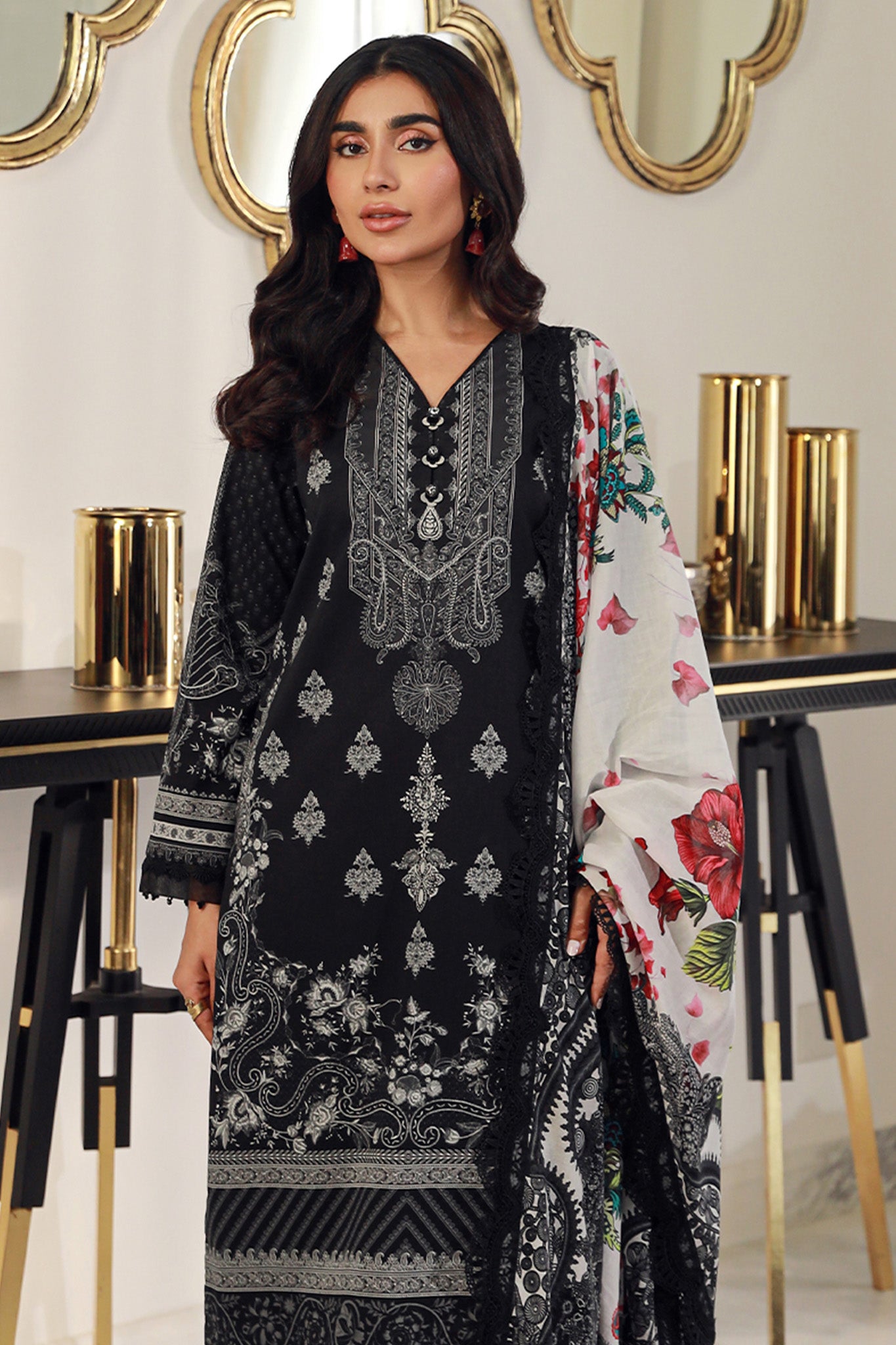 Asim Jofa Prints Unstitched 3 Piece Digital Lawn Vol-06 Collection'2024-AJUN-05