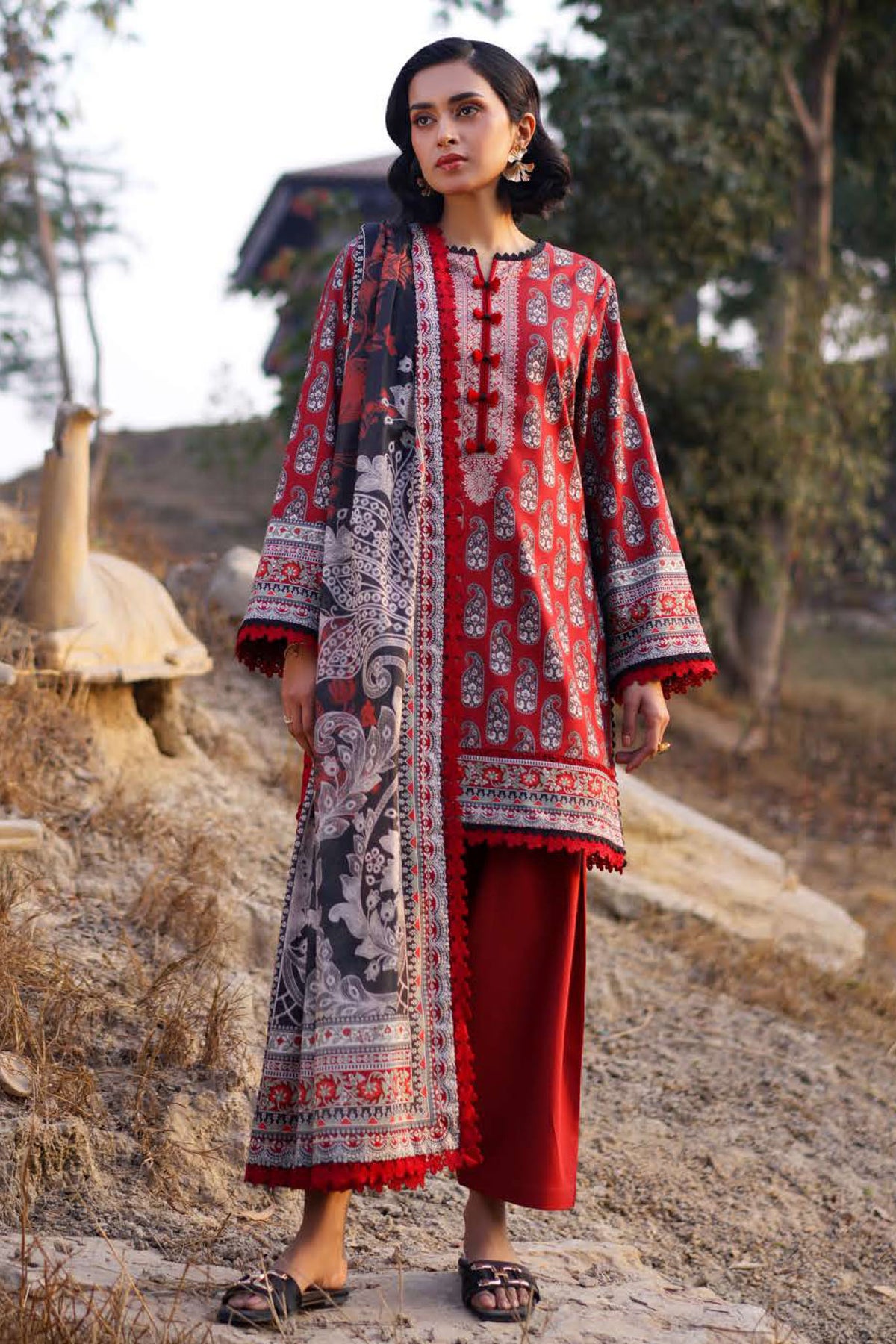 Prints By Asim Jofa Unstitched 3 Piece Lawn Vol-01 Collection-AJUUB-01