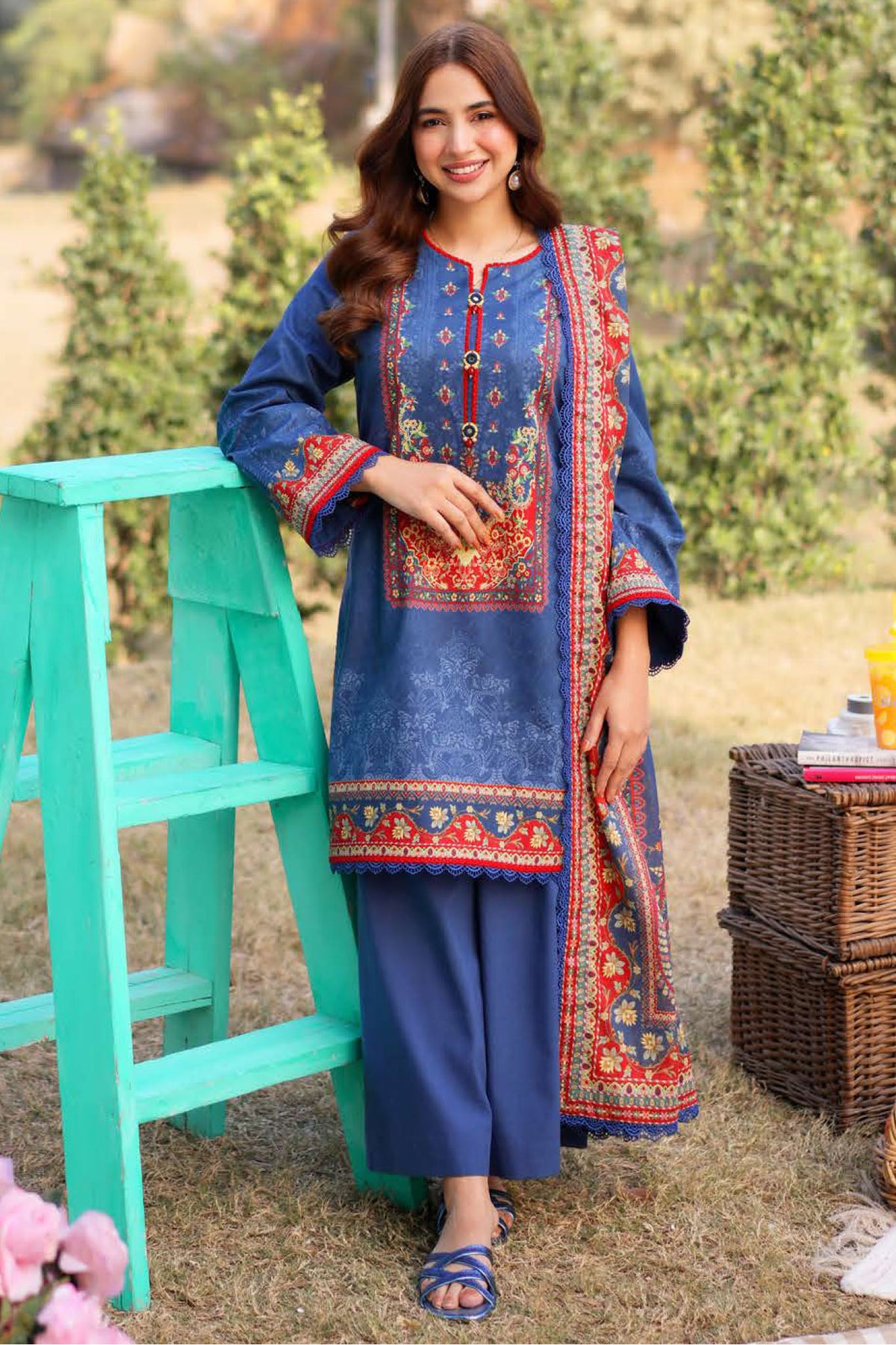 Prints By Asim Jofa Unstitched 3 Piece Lawn Vol-01 Collection-AJUUB-10