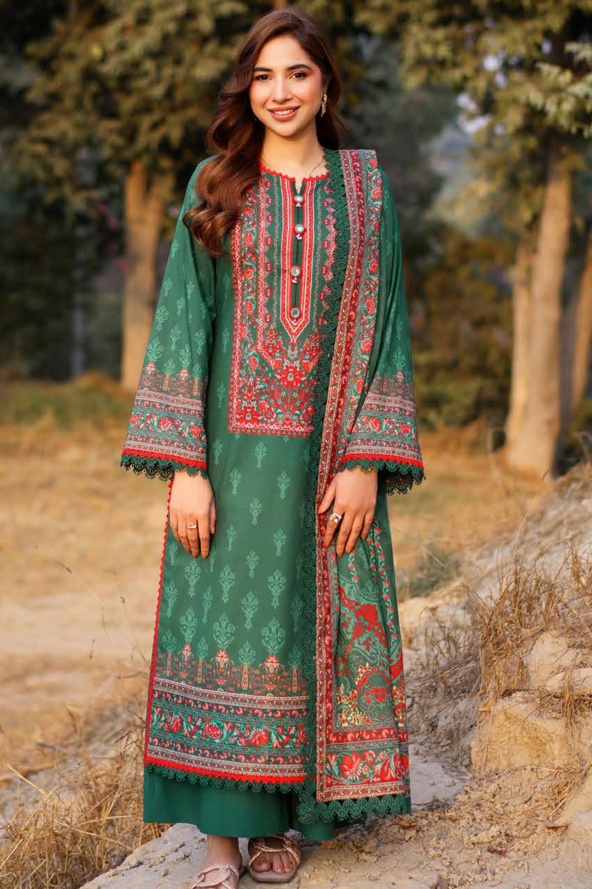 Prints By Asim Jofa Unstitched 3 Piece Lawn Vol-02 Collection-AJUUB-11