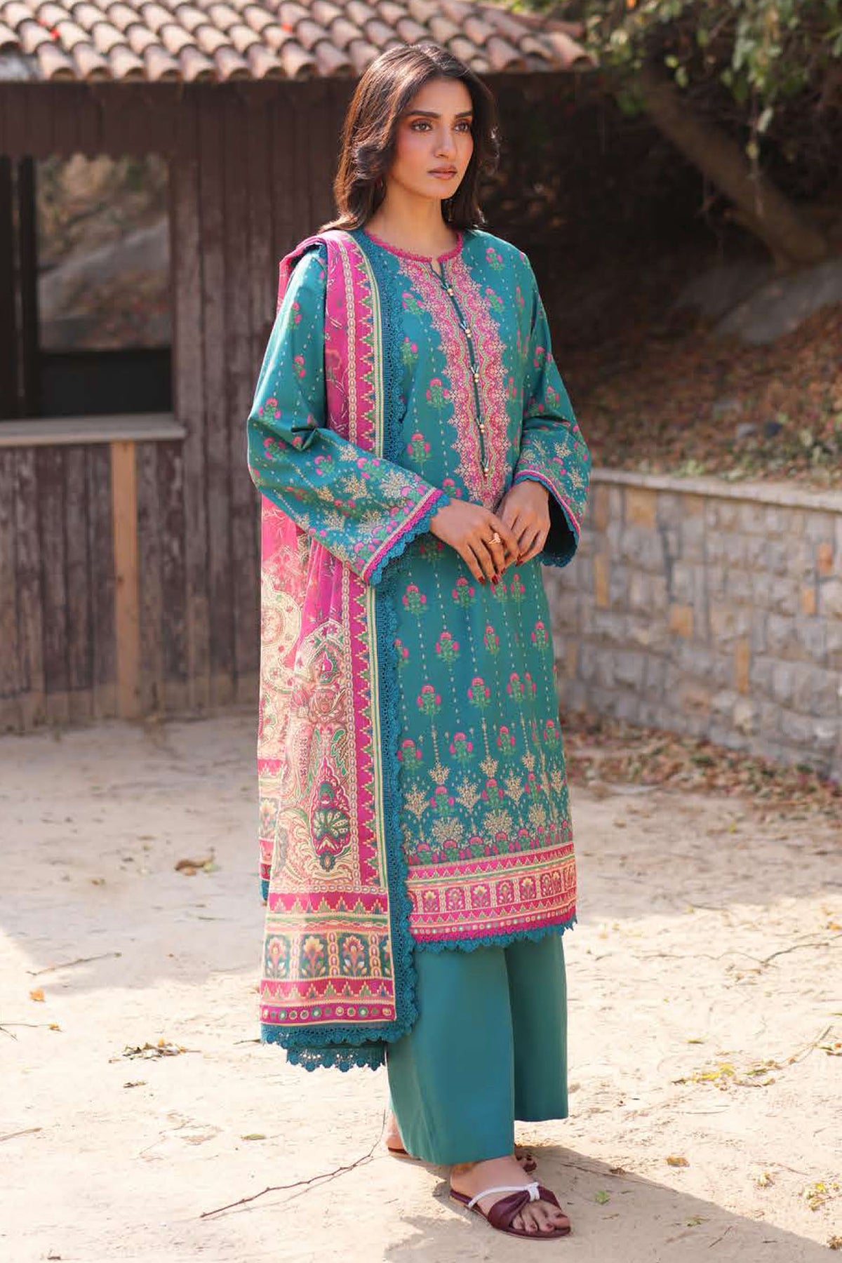 Prints By Asim Jofa Unstitched 3 Piece Lawn Vol-02 Collection-AJUUB-14