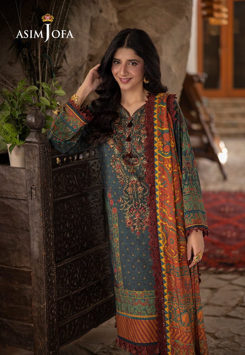 Asim Jofa Unstitched 3 Piece Winter Collection'2024-AJUW-21