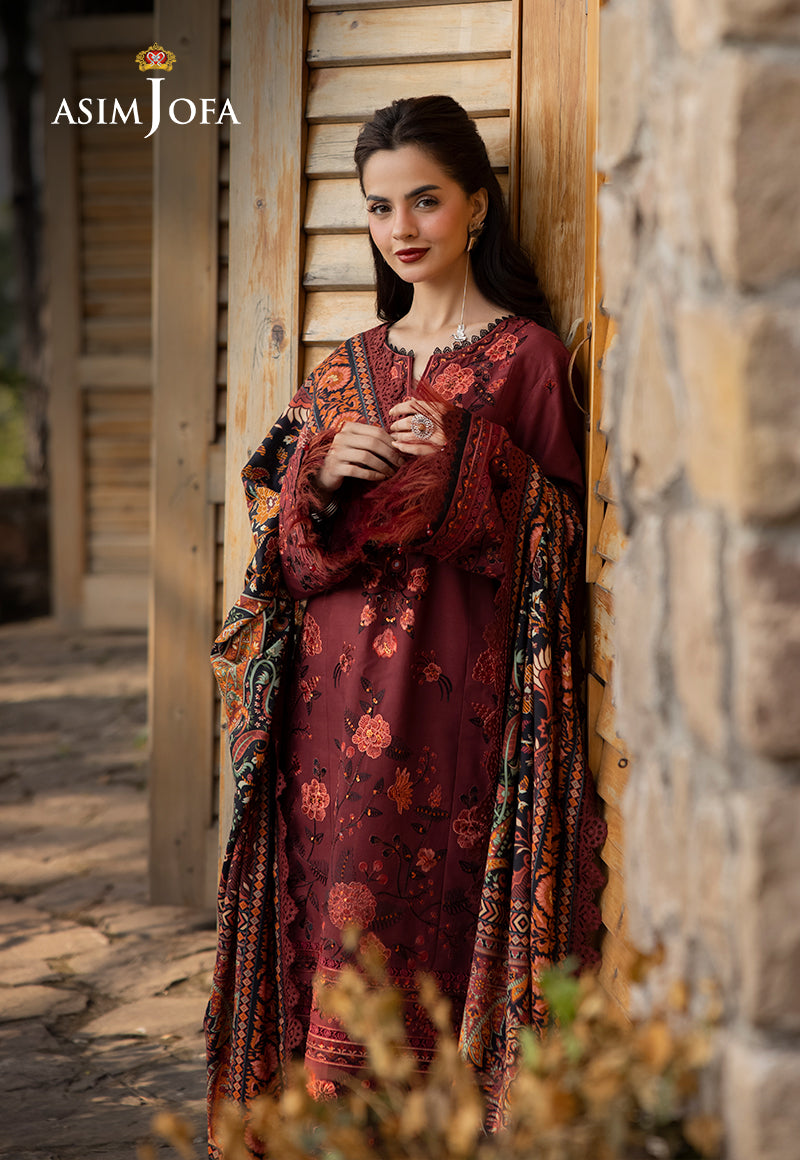 Asim Jofa Unstitched 3 Piece Winter Collection'2024-AJUW-27