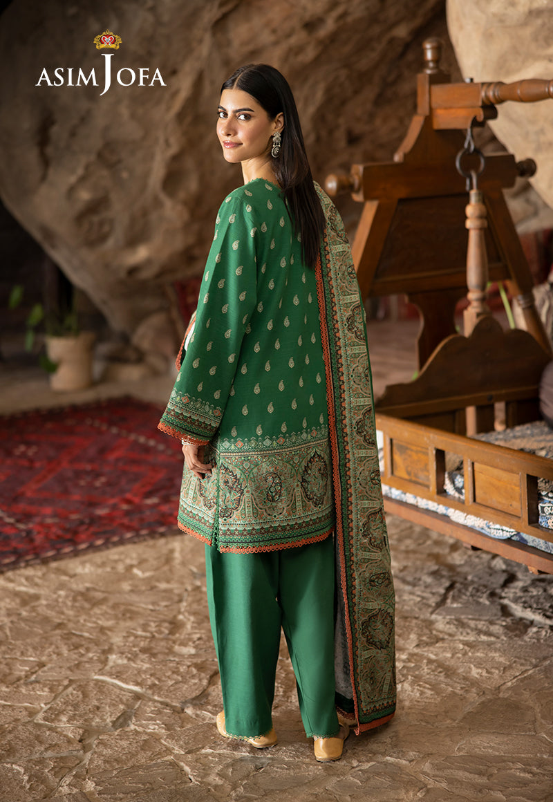 Asim Jofa Unstitched 3 Piece Winter Collection'2024-AJUW-32