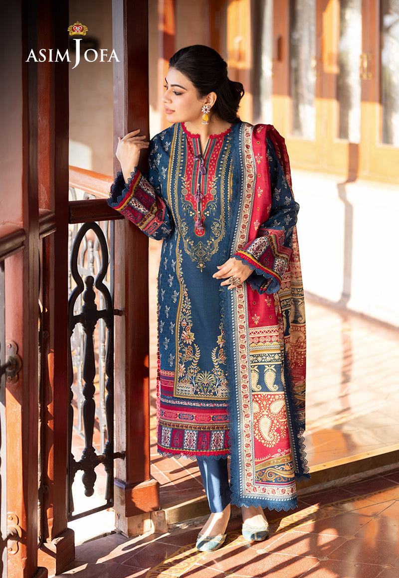 Asim Jofa Unstitched 3 Piece Winter Collection'2024-AJUW-53