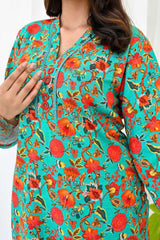 Amna Khadija Evening Wear Coral Series'2023-AK-07