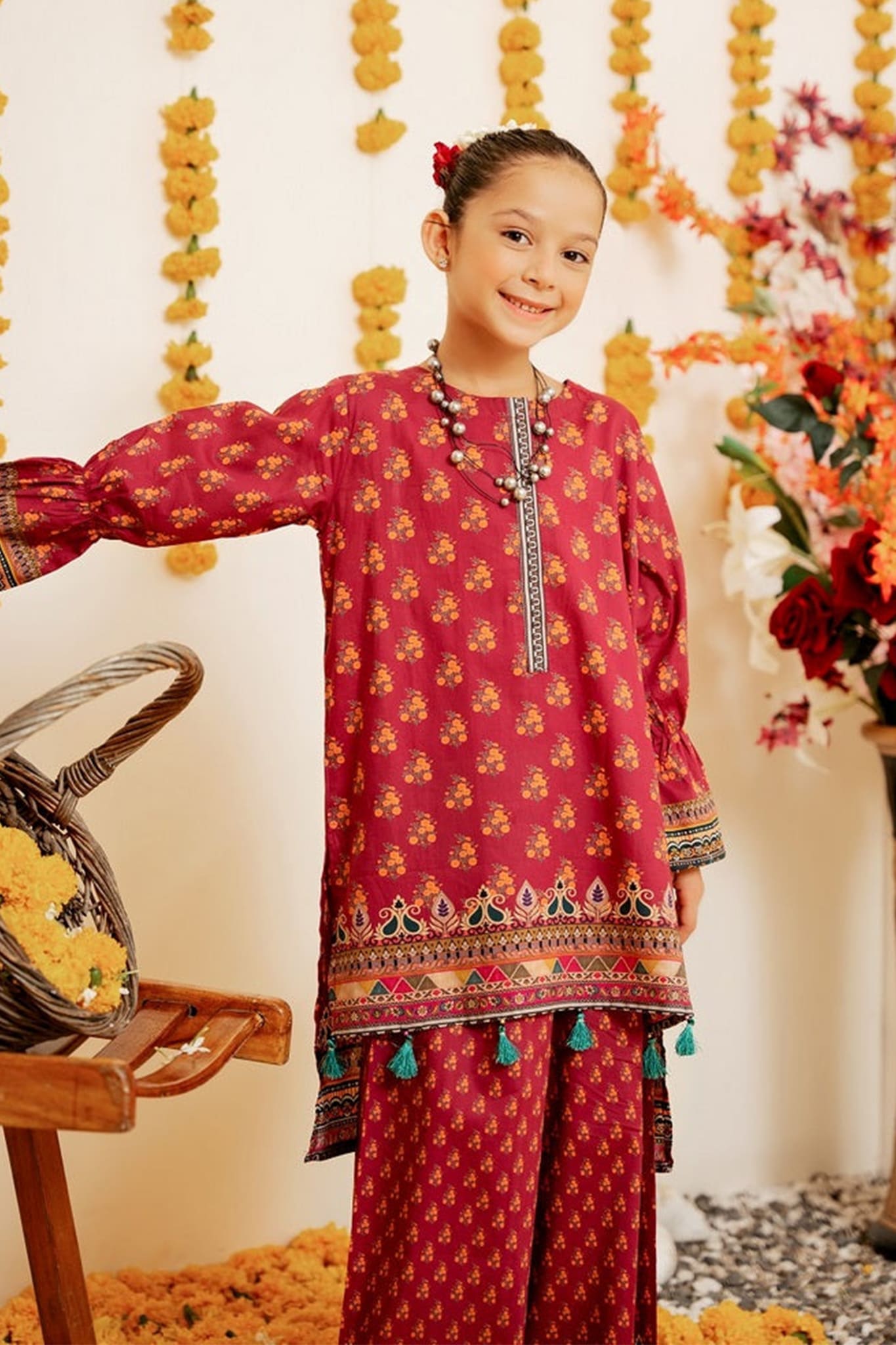 My Little Barbie Girls by Amna Khadija Pret Kids Collection'2023-AK-09
