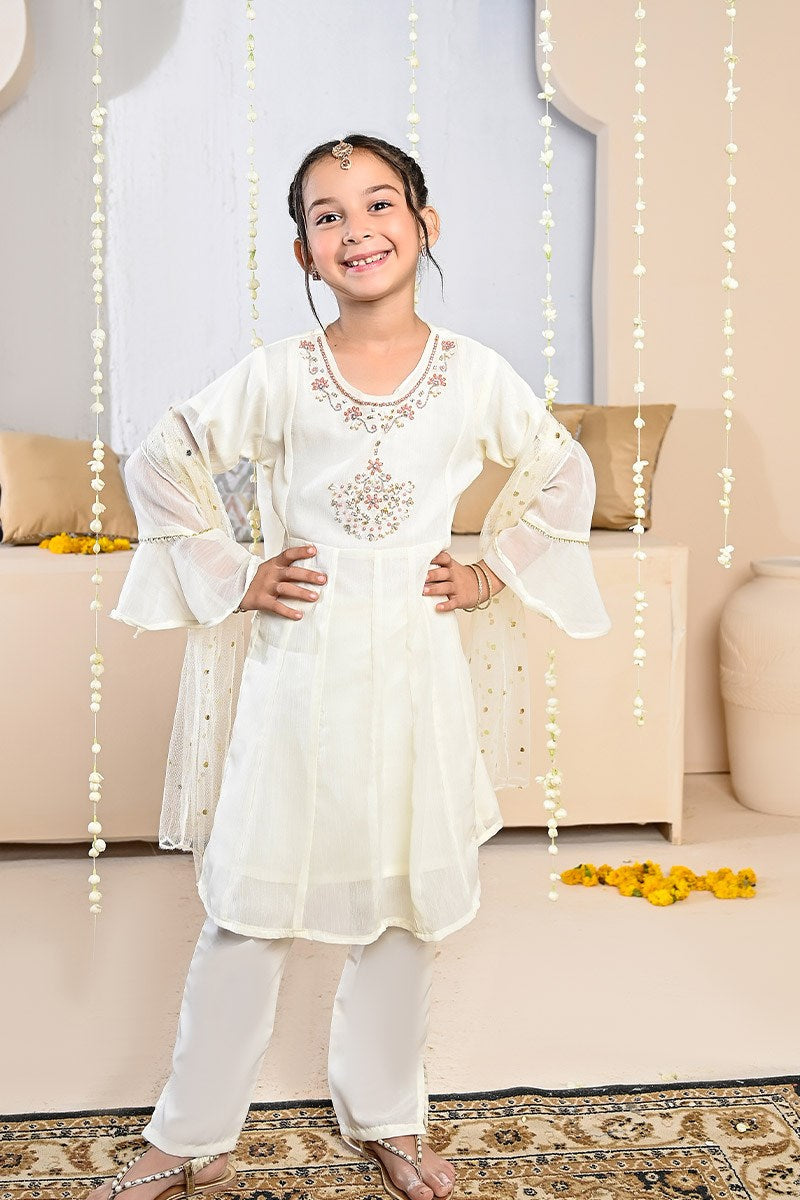 Saffron by Amna Khadija Kids Festive Collection'2023-AKS-08