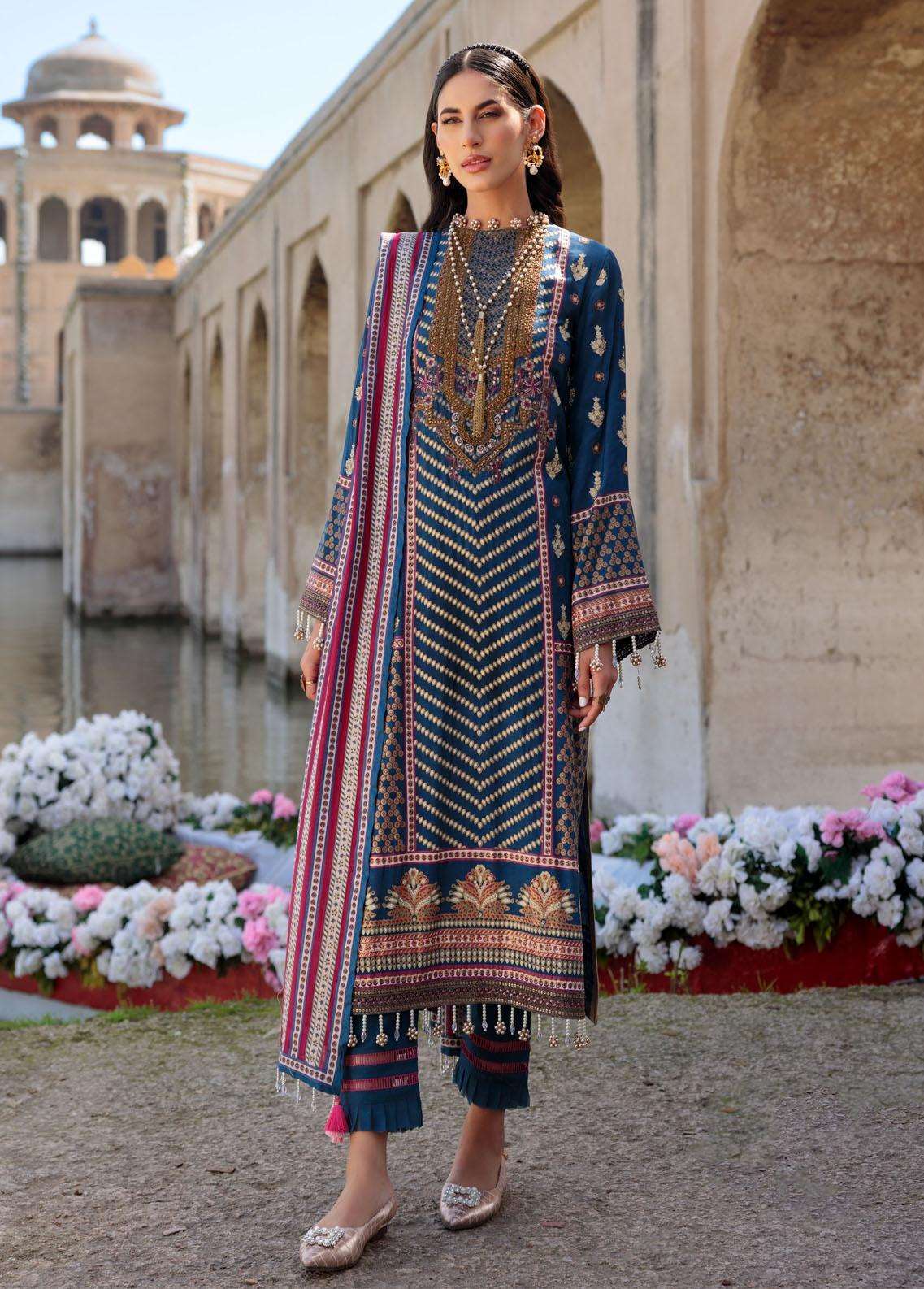 Alannah by Emaan Adeel Unstitched 3 Piece Lawn Collection'2022-AL-01