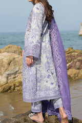 Summer Together By Afrozeh Unstitched 3 Piece Lawnkari Vol-02 Collection'2024-AL-05-Wisteria