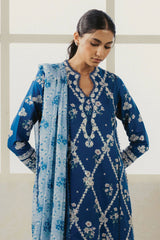 Amore By Ayzel Unstitched 3 Piece Summer Lawn Collection-AL-V4-03-Vory