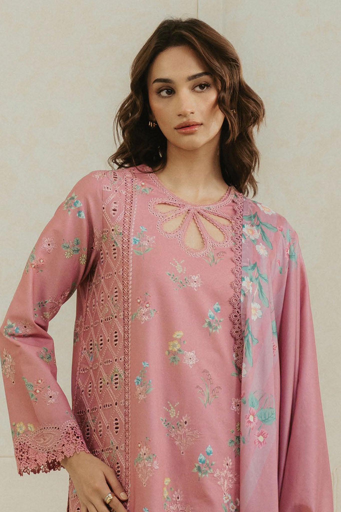 Amore By Ayzel Unstitched 3 Piece Summer Lawn Collection-AL-V4-04-Grace