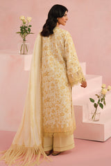 Floral Charm By Afrozeh Unstitched 3 Piece Lawn Collection-AL-V5-06-Arbor