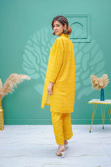Suitsu Stitched Co Ords Collection-Mustard Illusion