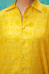 Suitsu Stitched Co Ords Collection-Mustard Illusion