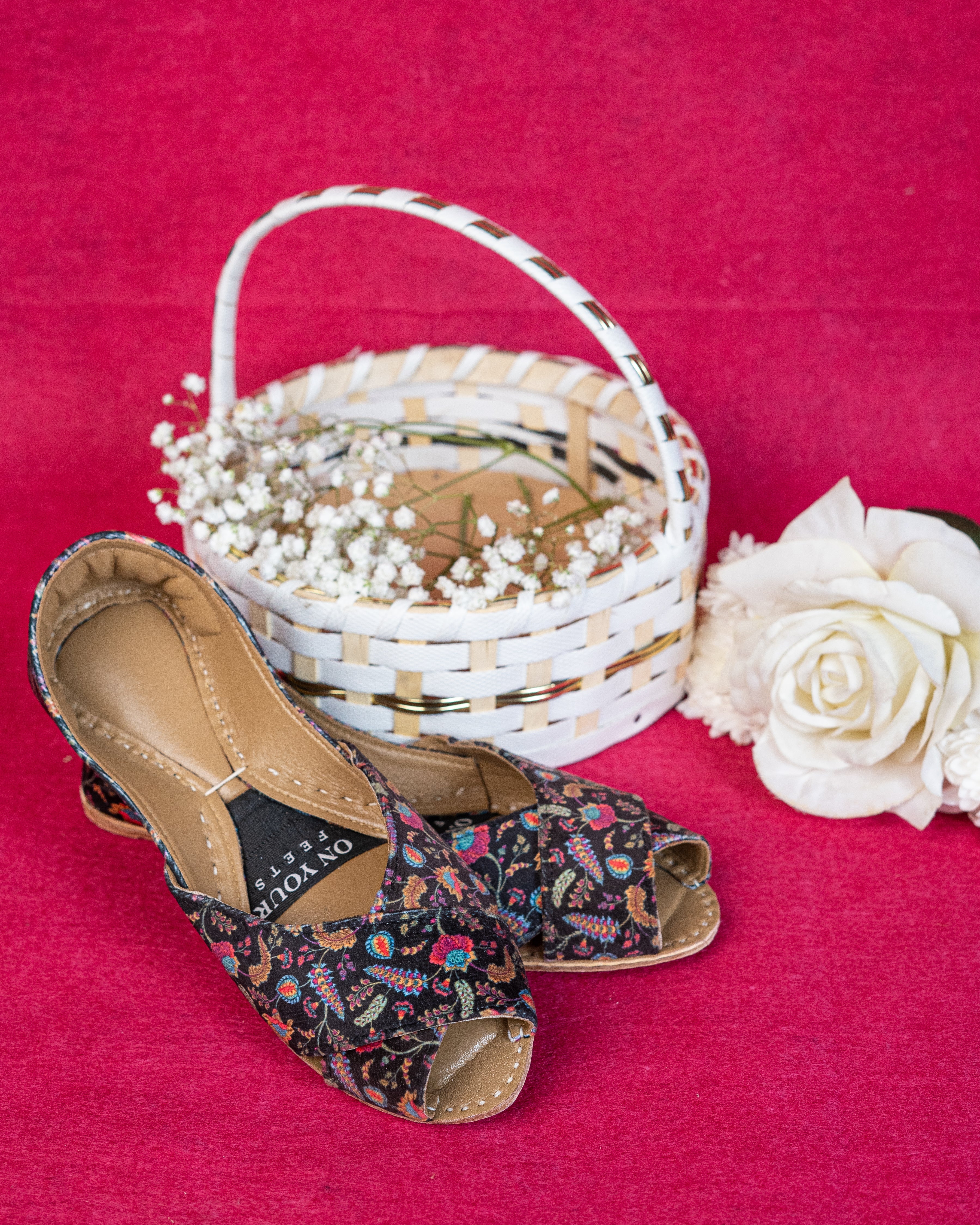 On Your Feets Casual Khussa-Vintage Charm