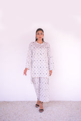 Tehzeeb Threads Winter Vol-1 Subtle Printed Set | Stitched - 2 Piece | Shirt & Trouser