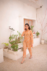 Tehzeeb Threads Summer Collection Soft Cotton Cambric Stitched 2 Piece (Shirt/Trouser)