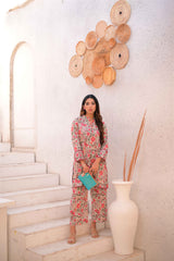 Tehzeeb Threads Summer Collection Soft Lawn Cambric Stitched 2 Piece (Shirt/Trouser)