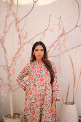 Tehzeeb Threads Summer Collection Soft Lawn Cambric Stitched 2 Piece (Shirt/Trouser)