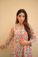 Tehzeeb Threads Summer Collection Soft Lawn Cambric Stitched 2 Piece (Shirt/Trouser)