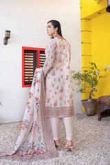Dressline UnStitched 3 Piece Premium Chikankari & Cutwork Emb Digital Printed Lawn Collection