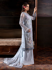 AURA Vol-02 By Zebtan Unstitched 3 Piece Luxury Formals Suit-AR-01 | Aura Vol-02